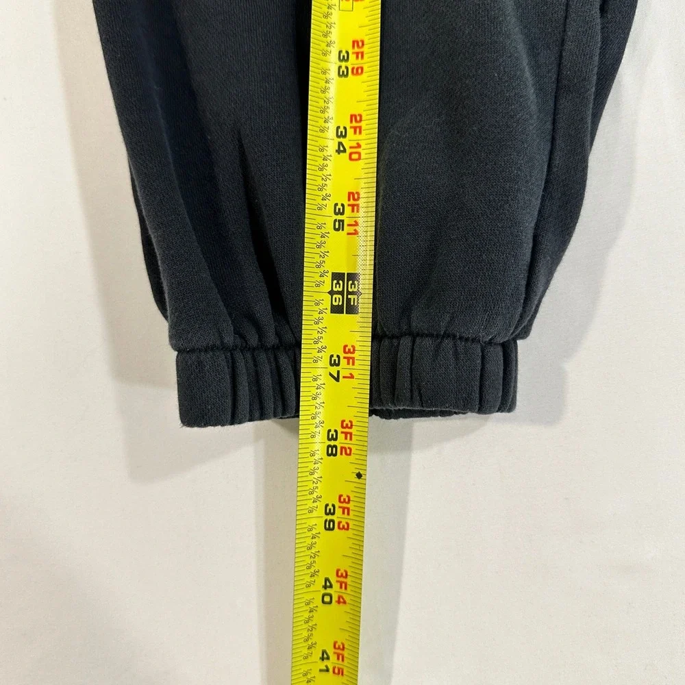 Nike Fleece Jogger Sweatpants‎ Mens Small Black Embroidered Logo | Athleisure